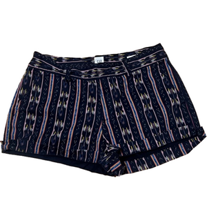 2 for $10 | Navy Blue Gap City Shorts Size 6 Southwest Print